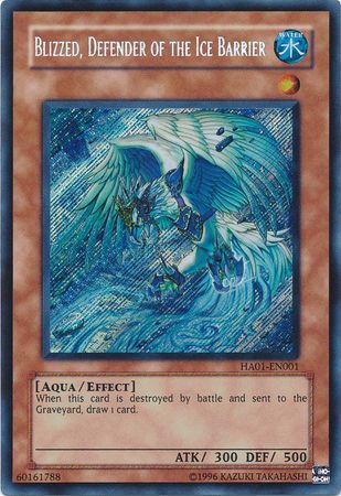 Blizzed, Defender of the Ice Barrier [HA01-EN001] Secret Rare - Yu-Gi-Oh! - Card Brawlers | Quebec | Canada |