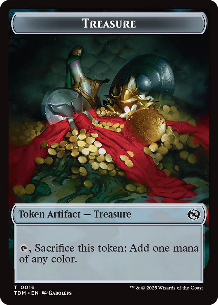 Spirit // Treasure Double-Sided Token [Tarkir: Dragonstorm Commander Tokens] - Magic: The Gathering - Card Brawlers | Quebec | Canada |