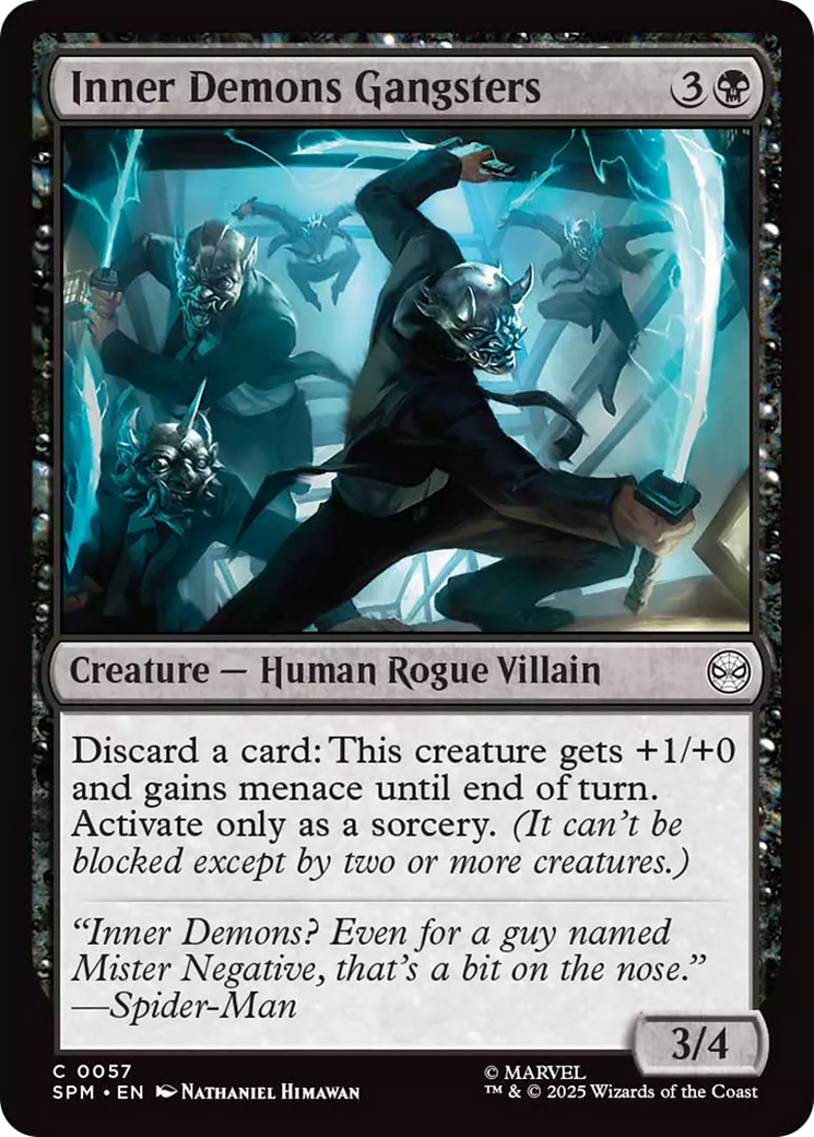 Inner Demons Gangsters [Marvel's Spider-Man] - Magic: The Gathering - Card Brawlers | Quebec | Canada |