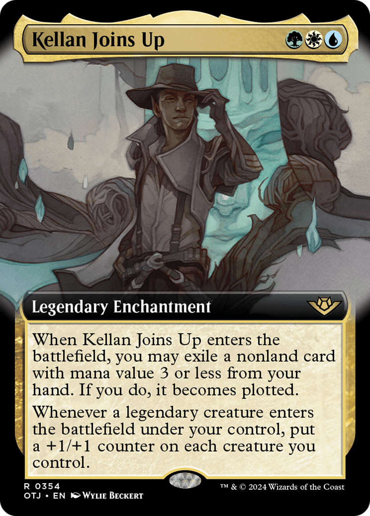 Kellan Joins Up (Extended Art) [Outlaws of Thunder Junction] - Magic: The Gathering - Card Brawlers | Quebec | Canada |
