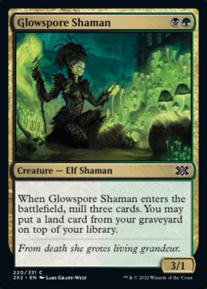 Glowspore Shaman [Double Masters 2022] - Magic: The Gathering - Card Brawlers | Quebec | Canada |