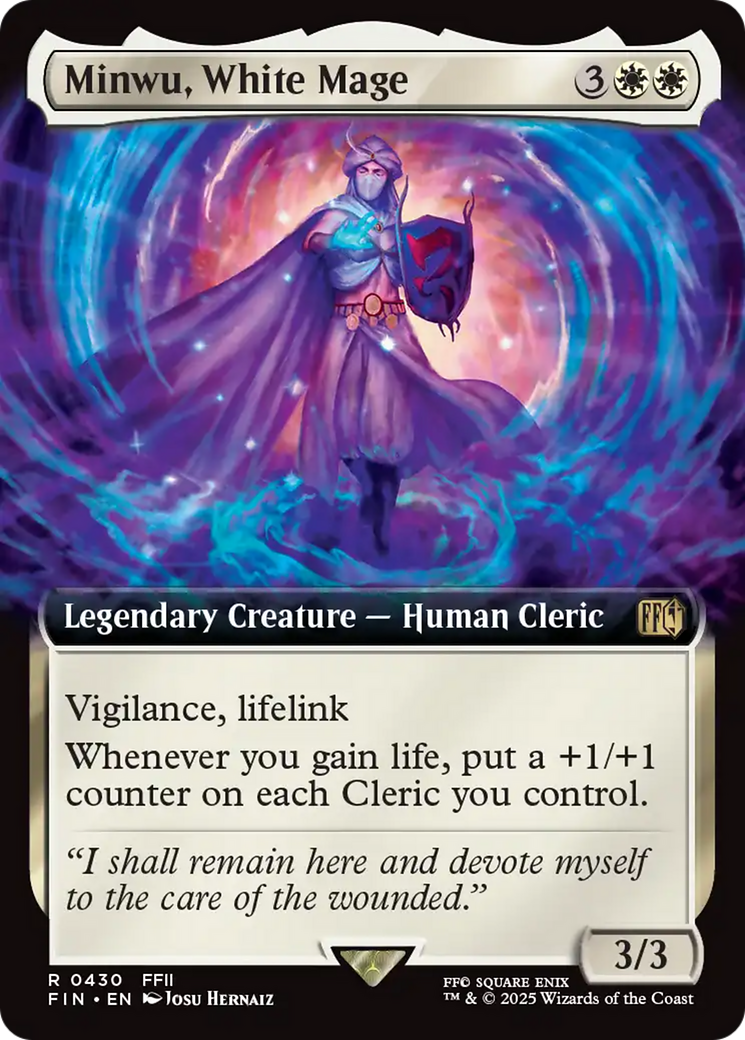 Minwu, White Mage (Extended Art) [FINAL FANTASY] - Magic: The Gathering - Card Brawlers | Quebec | Canada |
