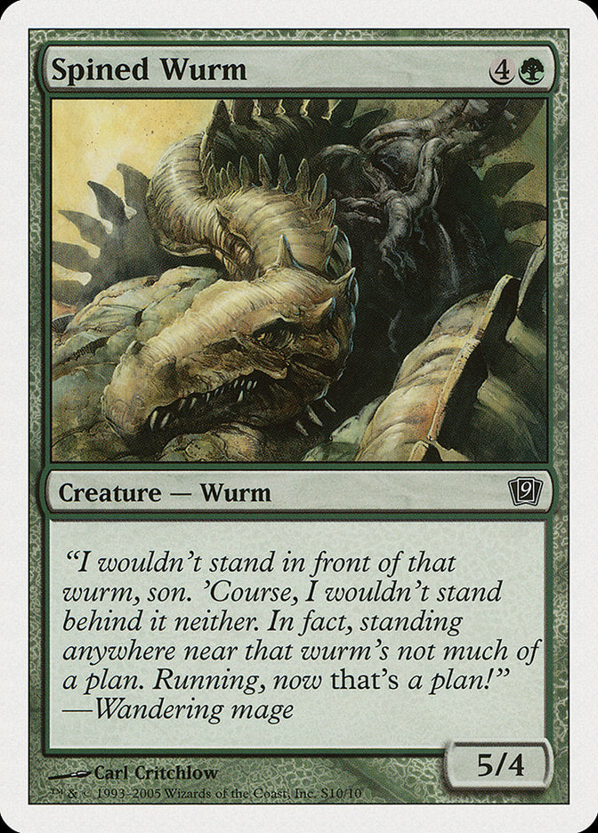 Spined Wurm [Ninth Edition] - Magic: The Gathering - Card Brawlers | Quebec | Canada |