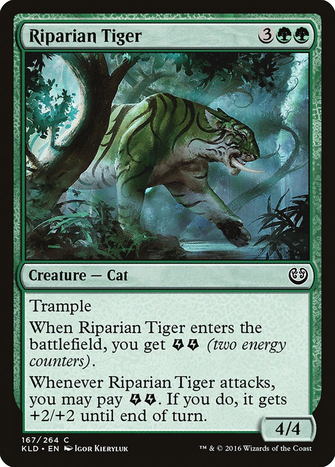 Riparian Tiger [Kaladesh] - Magic: The Gathering - Card Brawlers | Quebec | Canada |