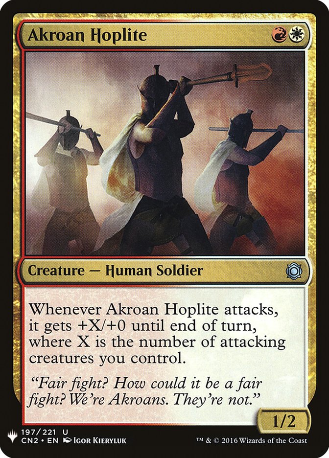 Akroan Hoplite [Mystery Booster] - Magic: The Gathering - Card Brawlers | Quebec | Canada |