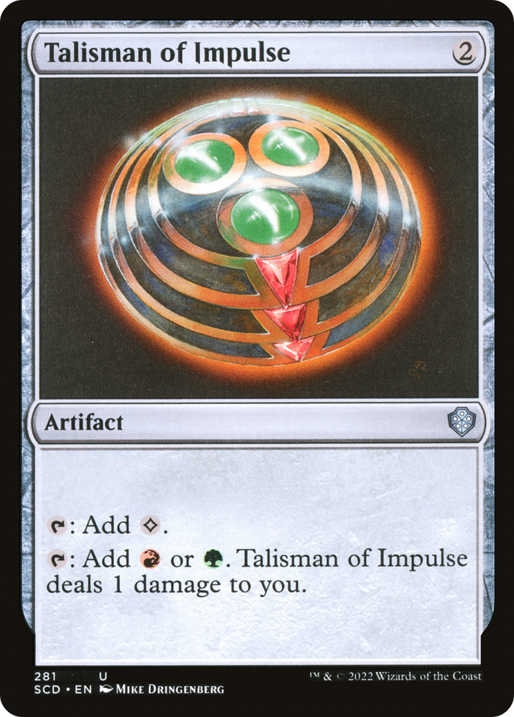 Talisman of Impulse [Starter Commander Decks] - Magic: The Gathering - Card Brawlers | Quebec | Canada |