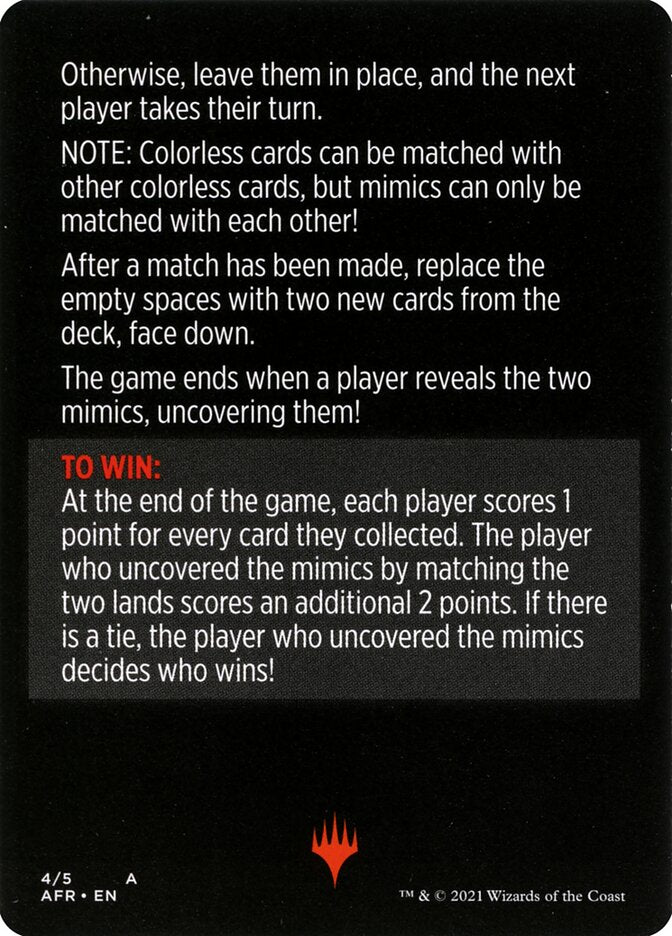 Mimic Match (Magic Minigame) [Dungeons & Dragons: Adventures in the Forgotten Realms Minigame] - Magic: The Gathering - Card Brawlers | Quebec | Canada |