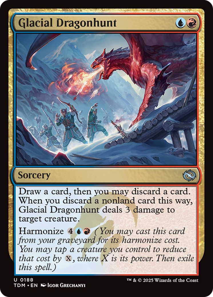 Glacial Dragonhunt [Tarkir: Dragonstorm] - Magic: The Gathering - Card Brawlers | Quebec | Canada |