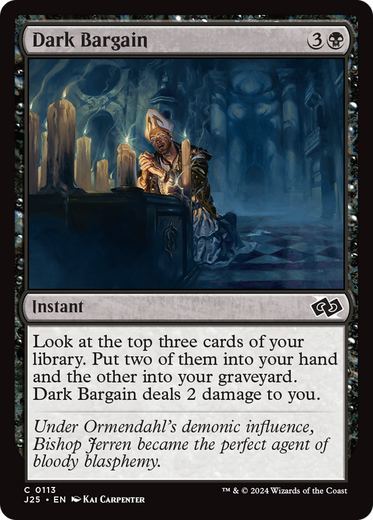Dark Bargain [Foundations Jumpstart] - Magic: The Gathering - Card Brawlers | Quebec | Canada |