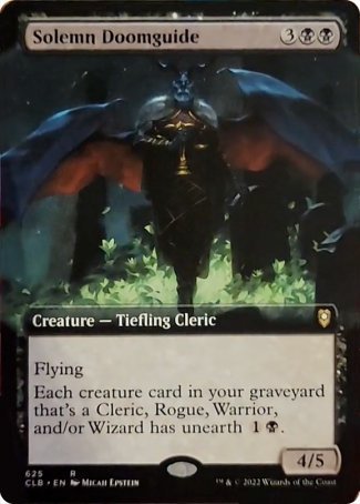 Solemn Doomguide (Extended Art) [Commander Legends: Battle for Baldur's Gate] - Magic: The Gathering - Card Brawlers | Quebec | Canada |