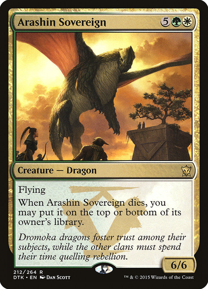 Arashin Sovereign [Dragons of Tarkir] - Magic: The Gathering - Card Brawlers | Quebec | Canada |