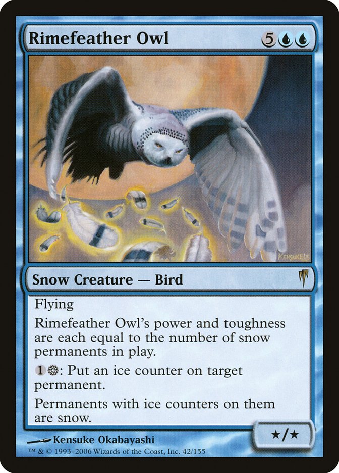 Rimefeather Owl [Coldsnap] - Magic: The Gathering - Card Brawlers | Quebec | Canada |