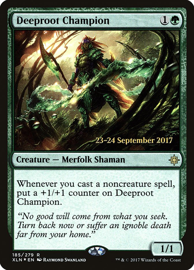 Deeproot Champion [Ixalan Prerelease Promos] - Magic: The Gathering - Card Brawlers | Quebec | Canada |