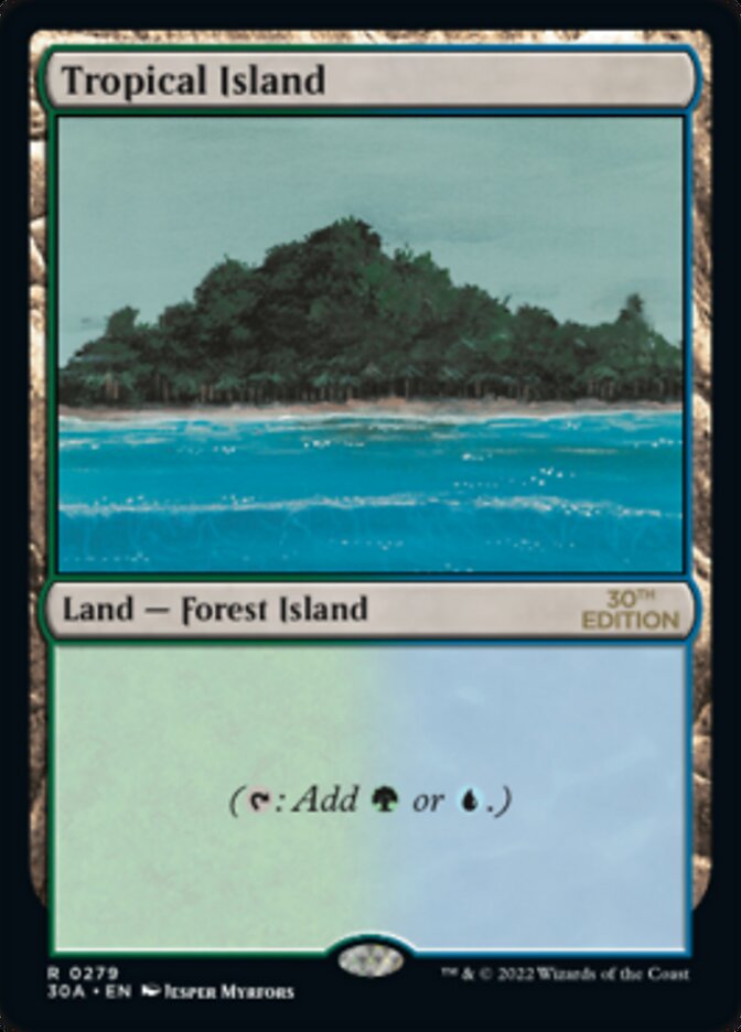 Tropical Island [30th Anniversary Edition] - Magic: The Gathering - Card Brawlers | Quebec | Canada |