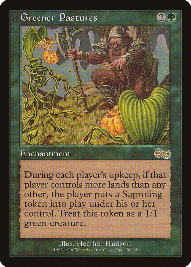 Greener Pastures [Urza's Saga] - Magic: The Gathering - Card Brawlers | Quebec | Canada |