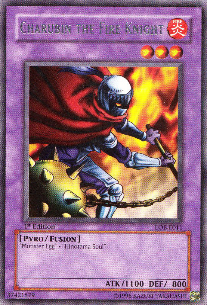 Charubin the Fire Knight [LOB-E011] Rare - Yu-Gi-Oh! - Card Brawlers | Quebec | Canada |