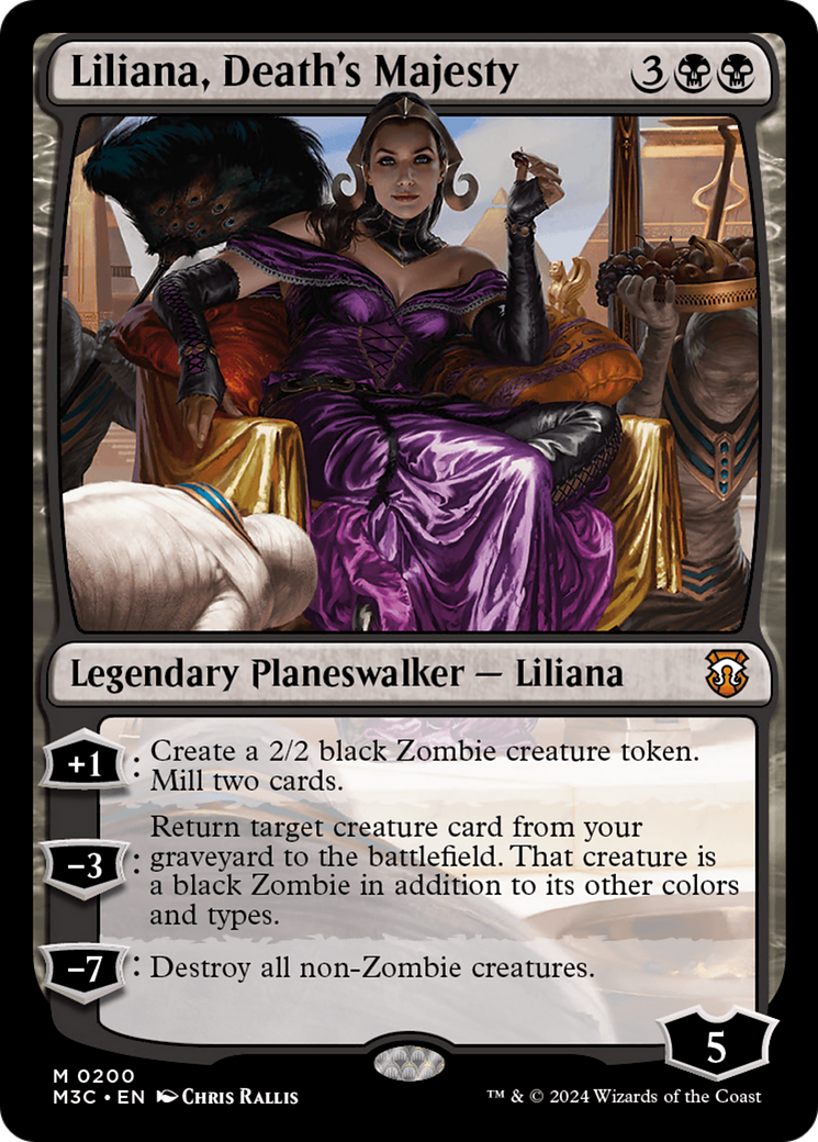 Liliana, Death's Majesty (Ripple Foil) [Modern Horizons 3 Commander] - Magic: The Gathering - Card Brawlers | Quebec | Canada |