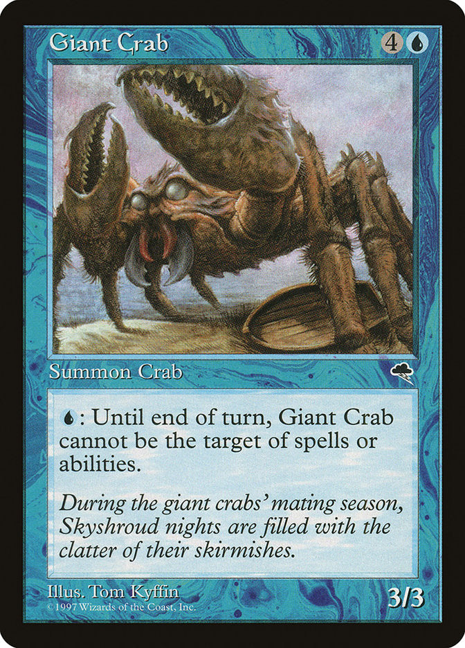 Giant Crab [Tempest] - Magic: The Gathering - Card Brawlers | Quebec | Canada |
