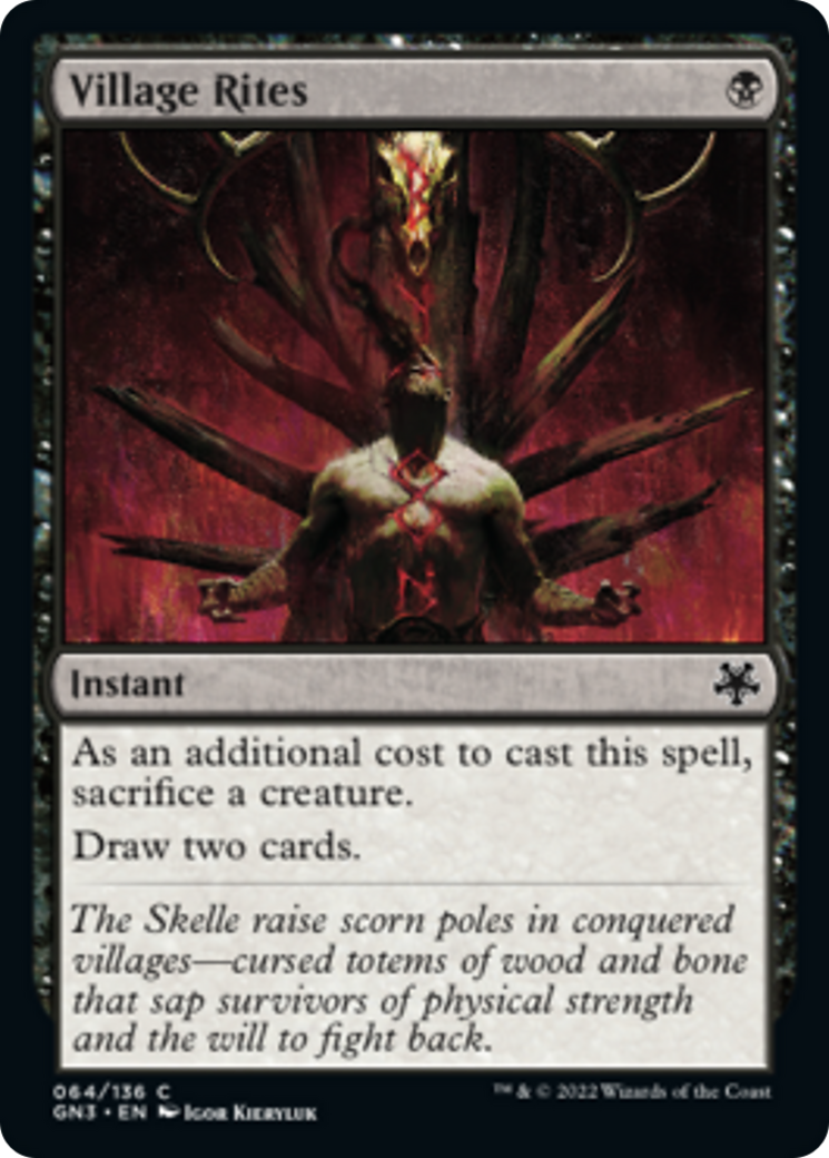 Village Rites [Game Night: Free-for-All] - Magic: The Gathering - Card Brawlers | Quebec | Canada |