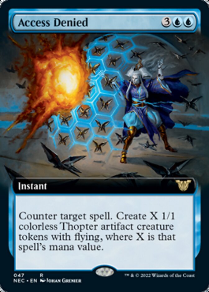 Access Denied (Extended Art) [Kamigawa: Neon Dynasty Commander] - Magic: The Gathering - Card Brawlers | Quebec | Canada |