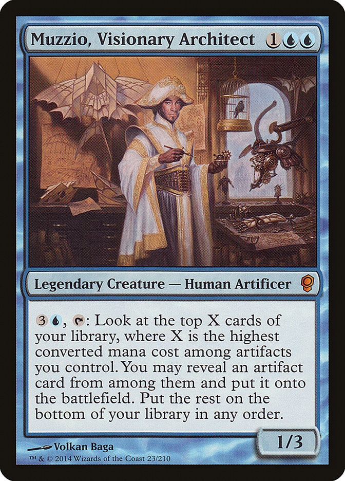 Muzzio, Visionary Architect [Conspiracy] - Magic: The Gathering - Card Brawlers | Quebec | Canada |