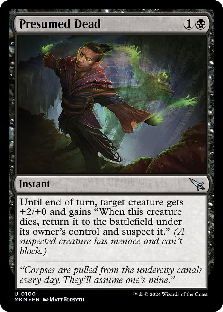 Presumed Dead [Murders at Karlov Manor] - Magic: The Gathering - Card Brawlers | Quebec | Canada |