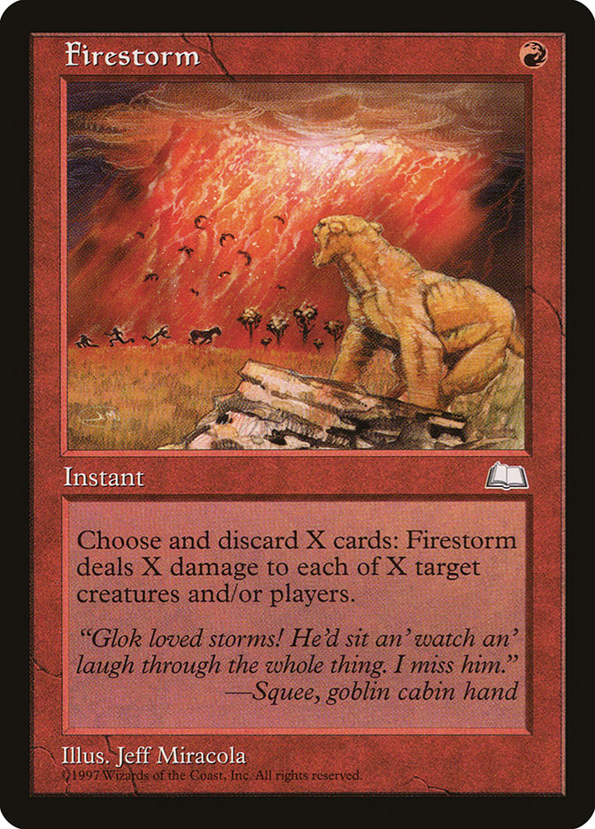 Firestorm [Weatherlight] - Magic: The Gathering - Card Brawlers | Quebec | Canada |