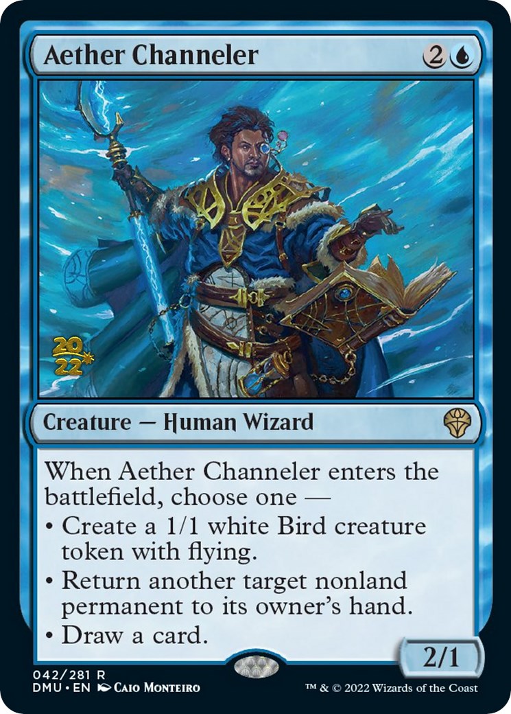 Aether Channeler [Dominaria United Prerelease Promos] - Magic: The Gathering - Card Brawlers | Quebec | Canada |