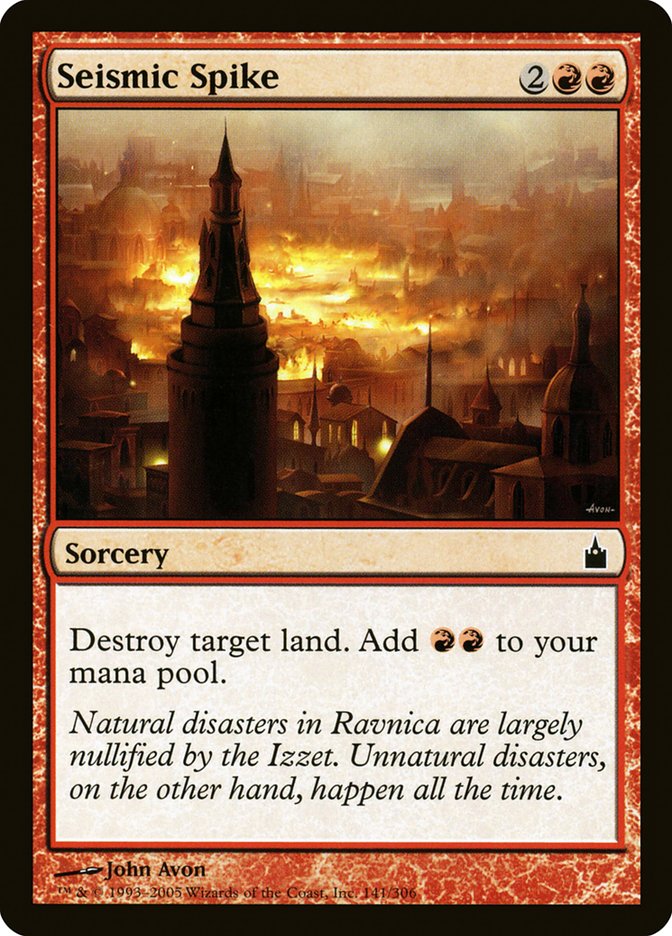 Seismic Spike [Ravnica: City of Guilds] - Magic: The Gathering - Card Brawlers | Quebec | Canada |