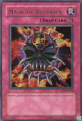 Mask of Restrict [LON-EN018] Ultra Rare - Yu-Gi-Oh! - Card Brawlers | Quebec | Canada |