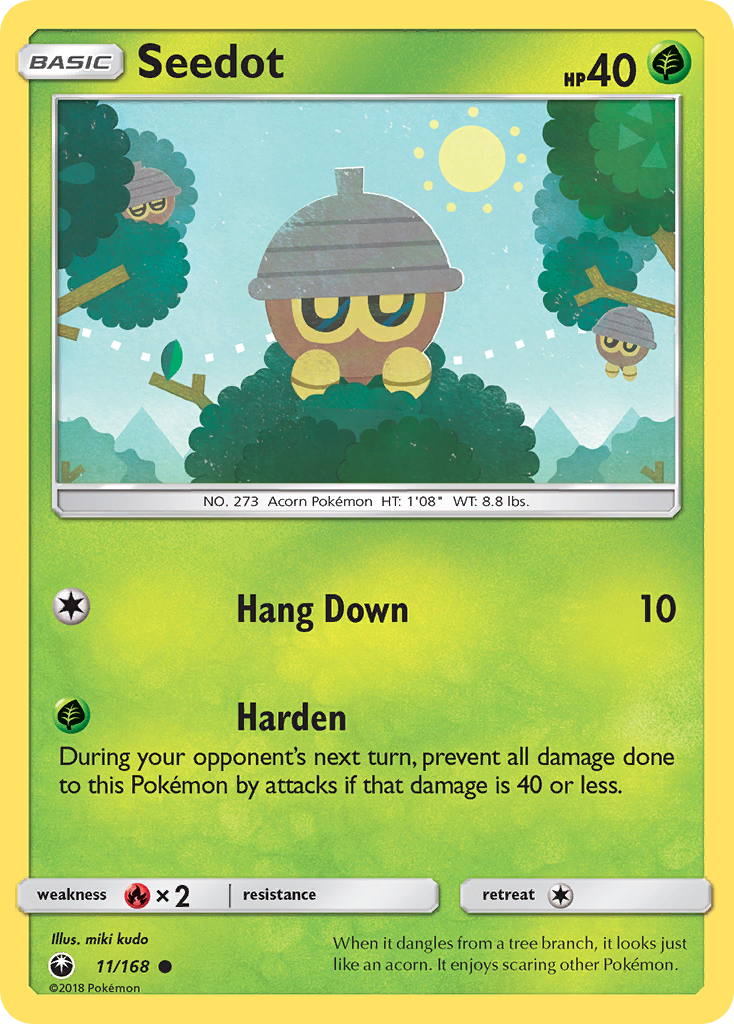 Seedot (11/168) [Sun & Moon: Celestial Storm] - Pokémon - Card Brawlers | Quebec | Canada |