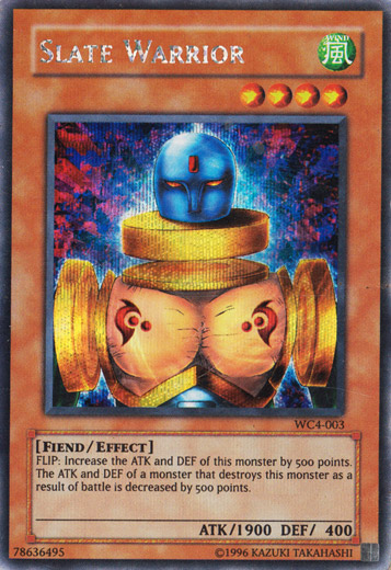 Slate Warrior [WC4-003] Secret Rare - Yu-Gi-Oh! - Card Brawlers | Quebec | Canada |
