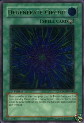 Degenerate Circuit [CDIP-EN047] Ultimate Rare - Yu-Gi-Oh! - Card Brawlers | Quebec | Canada |