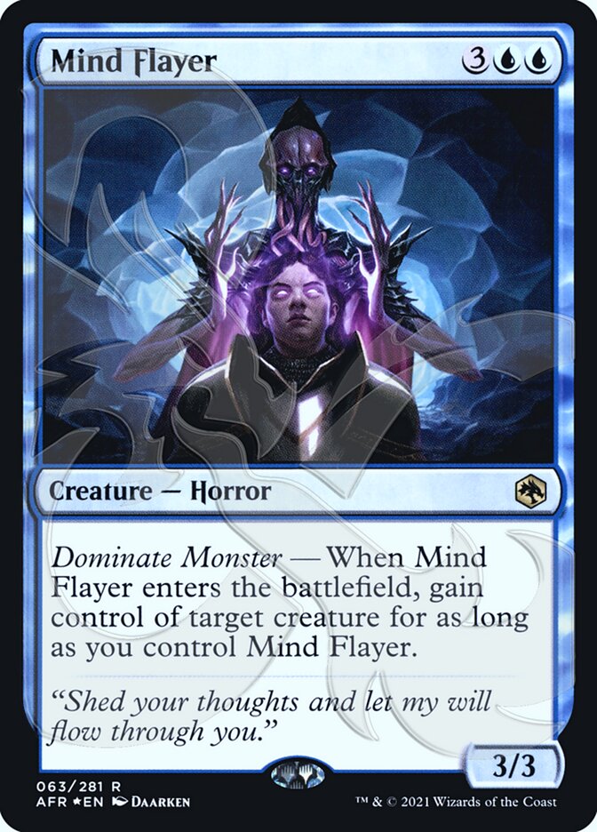 Mind Flayer (Ampersand Promo) [Dungeons & Dragons: Adventures in the Forgotten Realms Promos] - Magic: The Gathering - Card Brawlers | Quebec | Canada |