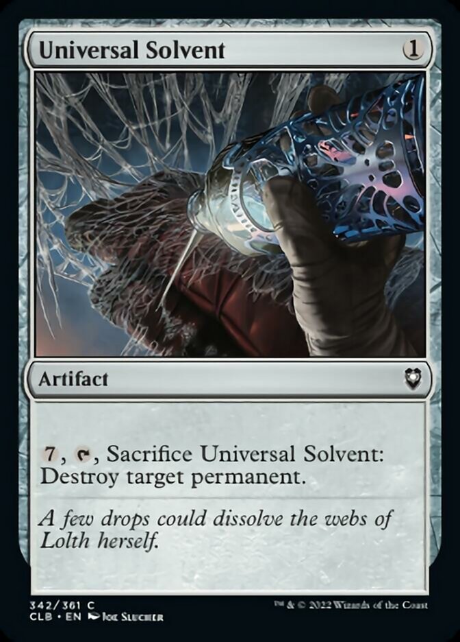 Universal Solvent [Commander Legends: Battle for Baldur's Gate] - Magic: The Gathering - Card Brawlers | Quebec | Canada |