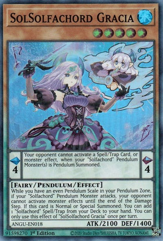SolSolfachord Gracia (Super Rare) [ANGU-EN018] Super Rare - Yu-Gi-Oh! - Card Brawlers | Quebec | Canada |