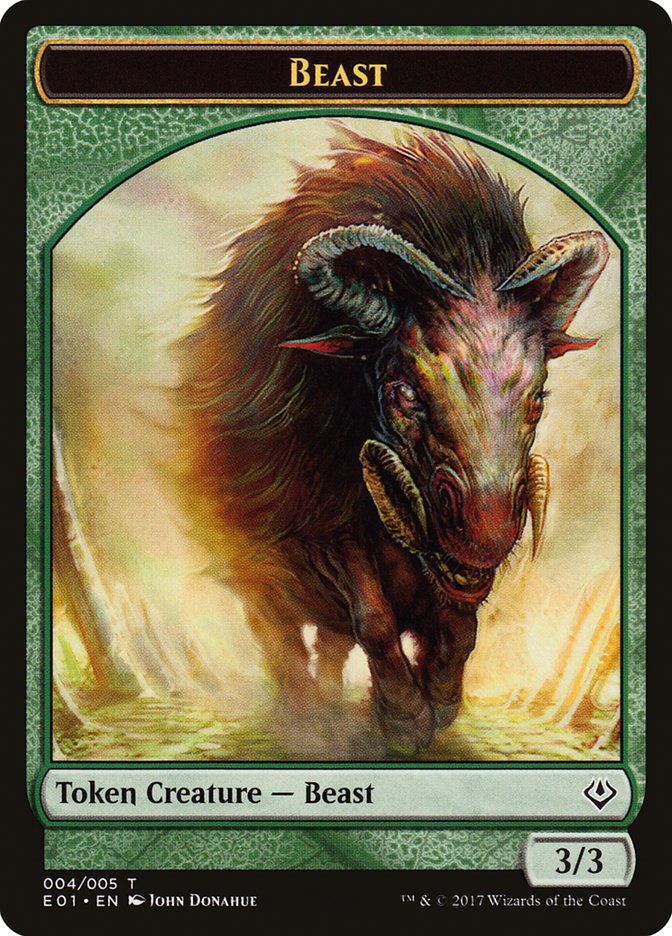 Beast (004) // Soldier Double-Sided Token [Archenemy: Nicol Bolas Tokens] - Magic: The Gathering - Card Brawlers | Quebec | Canada |