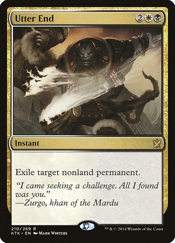 Utter End [Khans of Tarkir] - Magic: The Gathering - Card Brawlers | Quebec | Canada |