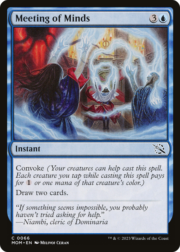 Meeting of Minds [March of the Machine] - Magic: The Gathering - Card Brawlers | Quebec | Canada |