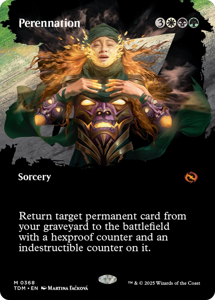 Perennation (Borderless) [Tarkir: Dragonstorm] - Magic: The Gathering - Card Brawlers | Quebec | Canada |