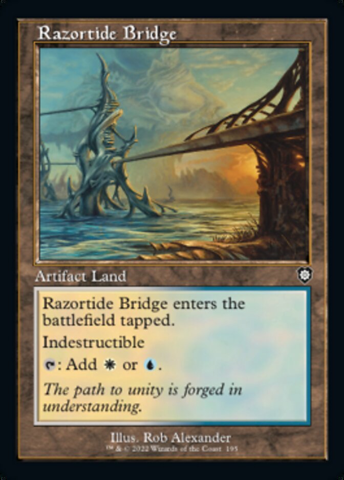 Razortide Bridge (Retro) [The Brothers' War Commander] - Magic: The Gathering - Card Brawlers | Quebec | Canada |