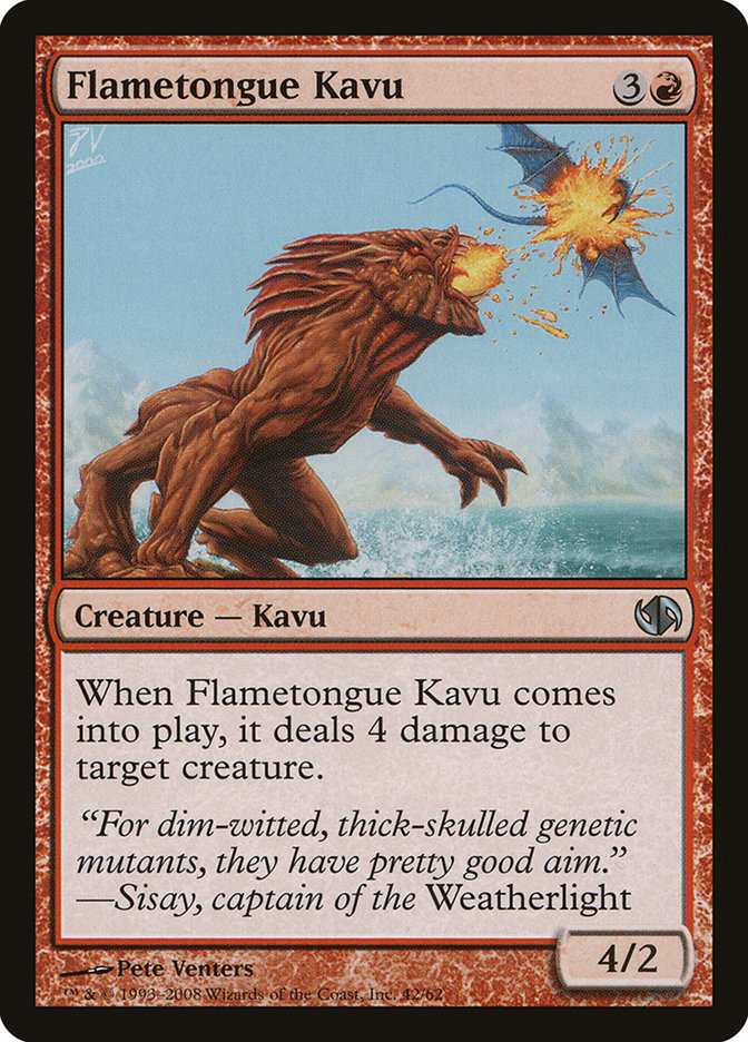 Flametongue Kavu [Duel Decks: Jace vs. Chandra] - Magic: The Gathering - Card Brawlers | Quebec | Canada |