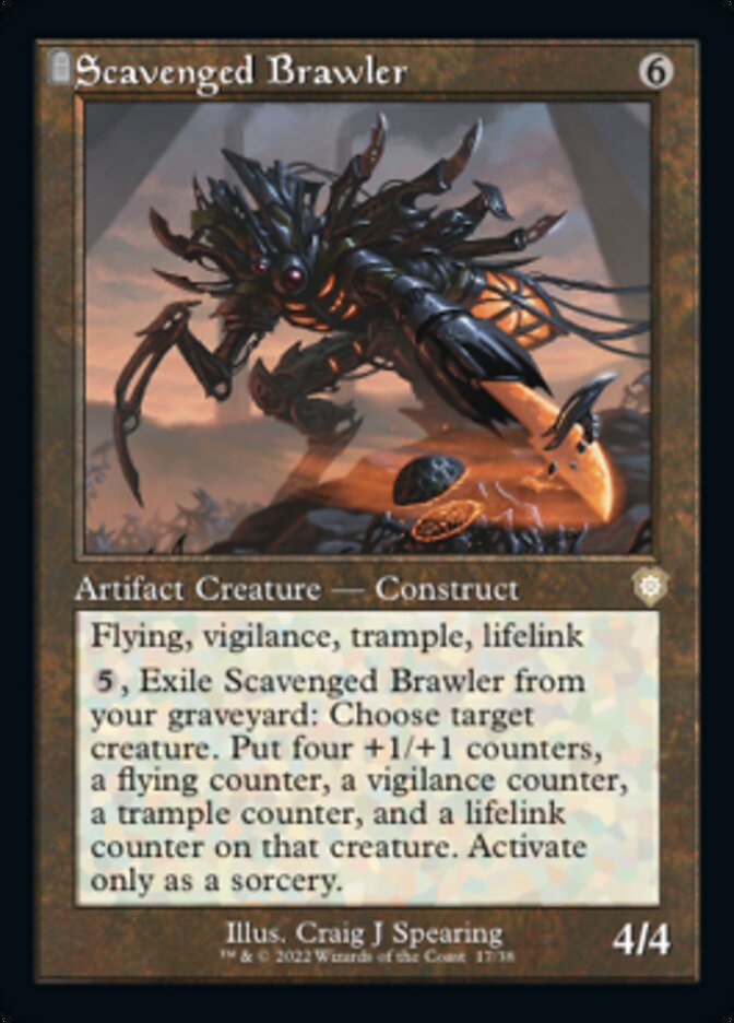 Scavenged Brawler (Retro) [The Brothers' War Commander] - Magic: The Gathering - Card Brawlers | Quebec | Canada |