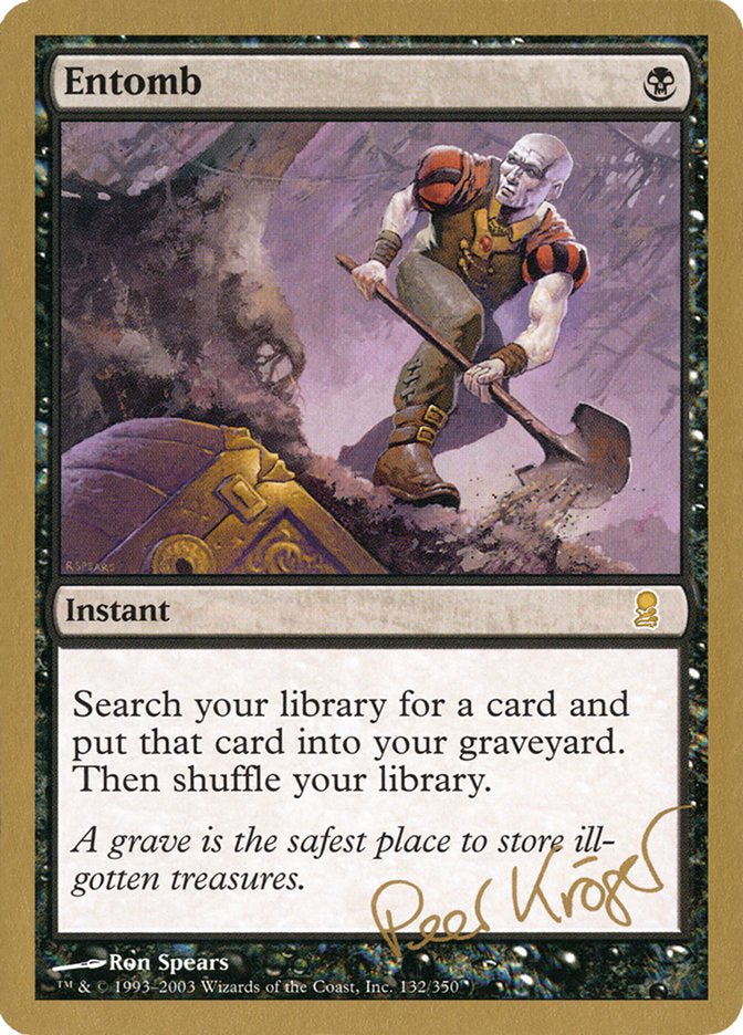 Entomb (Peer Kroger) [World Championship Decks 2003] - Magic: The Gathering - Card Brawlers | Quebec | Canada |