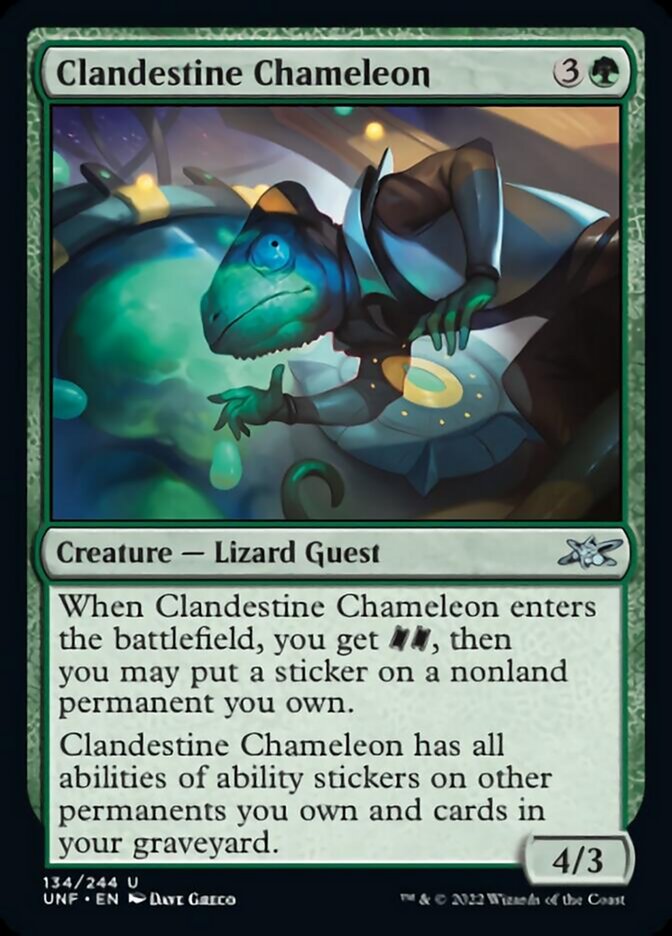 Clandestine Chameleon [Unfinity] - Magic: The Gathering - Card Brawlers | Quebec | Canada |