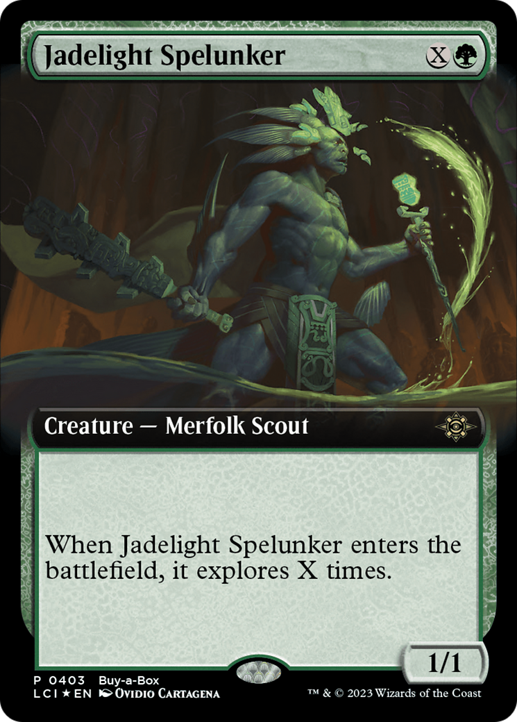 Jadelight Spelunker (Extended Art) (Buy-A-Box) [The Lost Caverns of Ixalan Promos] - Magic: The Gathering - Card Brawlers | Quebec | Canada |