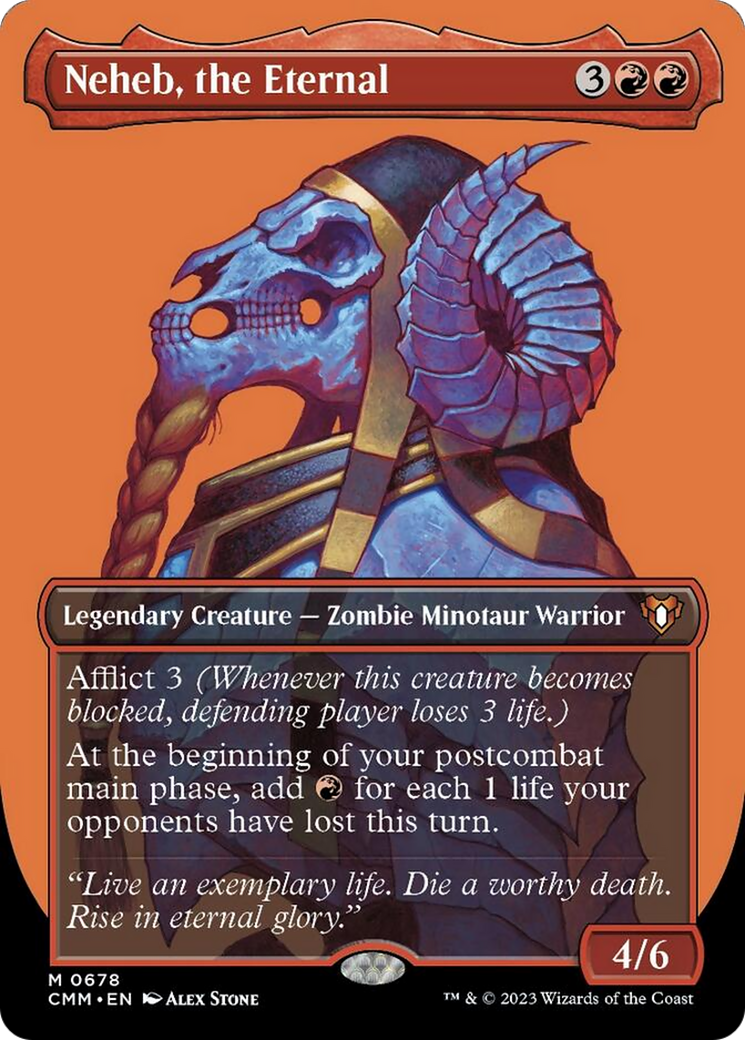 Neheb, the Eternal (Borderless Profile) [Commander Masters] - Magic: The Gathering - Card Brawlers | Quebec | Canada |