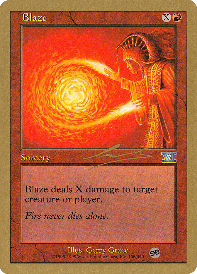 Blaze (Nicolas Labarre) [World Championship Decks 2000] - Magic: The Gathering - Card Brawlers | Quebec | Canada |