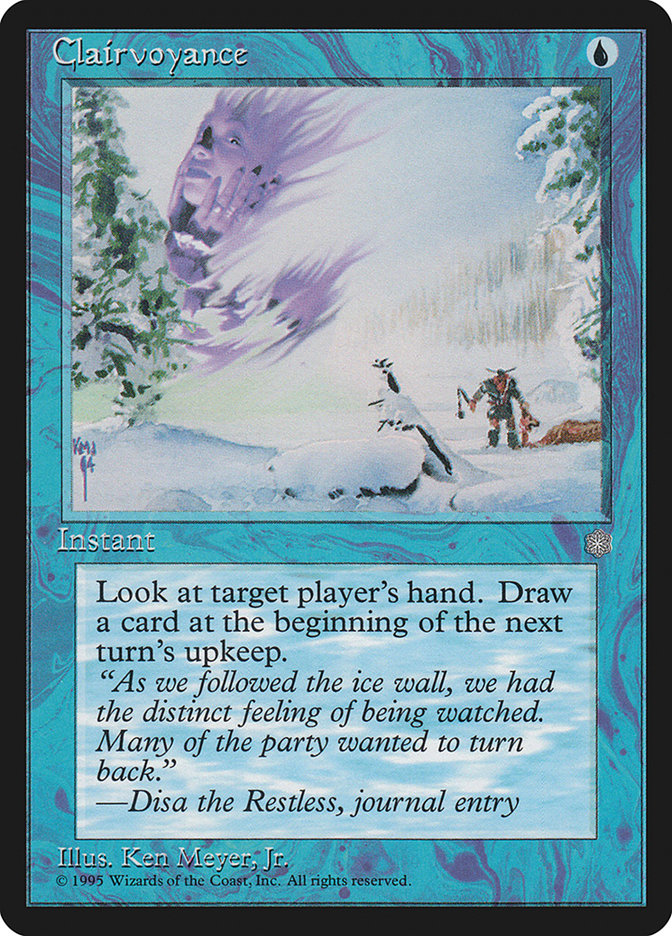 Clairvoyance [Ice Age] - Magic: The Gathering - Card Brawlers | Quebec | Canada |