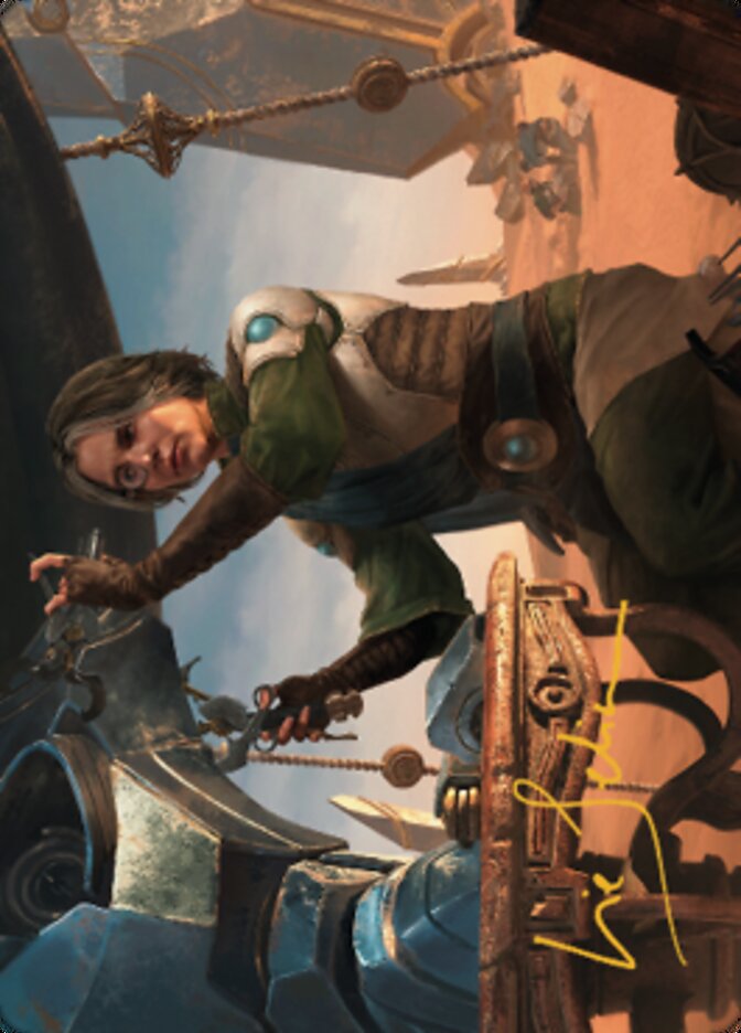 Tocasia, Dig Site Mentor Art Card (Gold-Stamped Signature) [The Brothers' War Art Series] - Magic: The Gathering - Card Brawlers | Quebec | Canada |